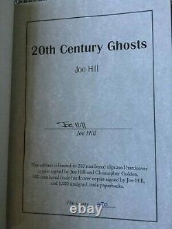 Joe Hill 20th Century Ghosts 1st/First Edition SIGNED Numbered PS Publishing