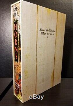 Joe Hill HORNS Signed Gift Edition New Shrink wrapped Sent bubble wrapped in box