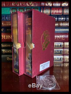 John Carter Of Mars E. R. Burroughs Sealed Signed Limited Set 1/348 + Medallion