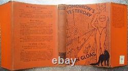 John Gloag Tomorrow's Yesterday 1932 signed UK 1st DJ rare Science fiction