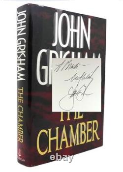 John Grisham THE CHAMBER Signed 1st 1st Edition 1st Printing