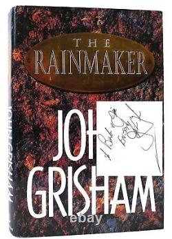 John Grisham THE RAINMAKER SIGNED 1st Edition 1st Printing