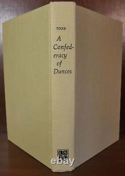 John Kennedy Toole / A Confederacy of Dunces SIGNED 1st Edition 1980