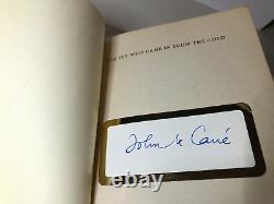 John Le Carre, signed, 1st/1st The Spy Who Came in from The Cold Gollanz 1963