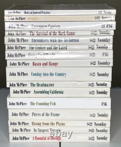 John McPhee Book Collection 1st Edition Paperback Irons Signed Misprint 18 Lot