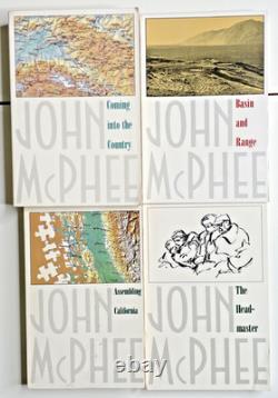John McPhee Book Collection 1st Edition Paperback Irons Signed Misprint 18 Lot