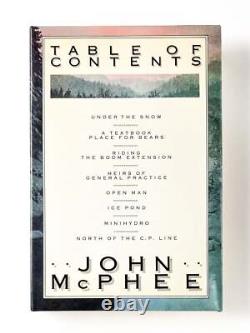 John McPhee / TABLE OF CONTENTS Signed 1st Edition 1985