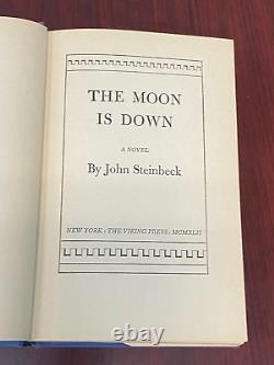 John Steinbeck The Moon Is Down Signed By Author John Steinbeck 1st Edition