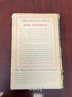 John Steinbeck The Moon Is Down Signed By Author John Steinbeck 1st Edition