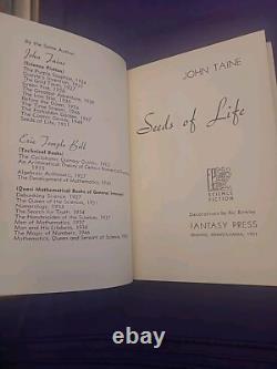 John Taine / Seeds of Life Signed 1st Edition 1951 #225