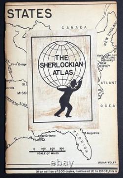 Julian Wolff / The Sherlockian Atlas inscribed by author Signed 1st Edition 1952