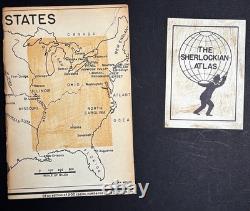 Julian Wolff / The Sherlockian Atlas inscribed by author Signed 1st Edition 1952