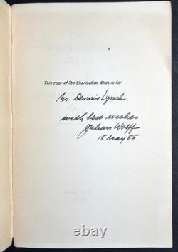 Julian Wolff / The Sherlockian Atlas inscribed by author Signed 1st Edition 1952