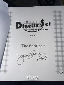 Julie LARSON / The Dinette Set Vol 5 The Entitled Signed 1st Edition
