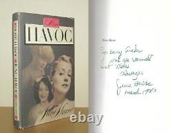 June Havoc More Havoc (& Bookmark) Signed 1st/1st (1980 First Edition DJ)