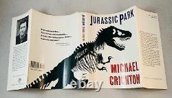 Jurassic Park-Michael Crichton-SIGNED! -First/1st Edition/4th Printing-VERY RARE