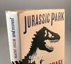 Jurassic Park-Michael Crichton-SIGNED! -First/1st Edition/4th Printing-VERY RARE