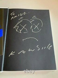 KAWS Man's Best Friend Signed Illustrated Book plus Catalogue and photo rare