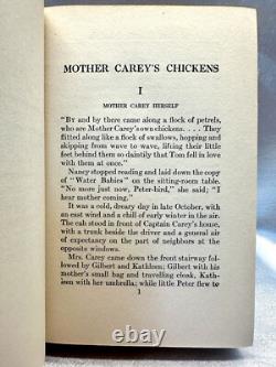 Kate Douglas Wiggin MOTHER CAREY'S CHICKENS 1st Edition SIGNED Presentation Copy