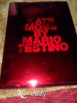 Kate Moss by Mario Testino GIANT HARDCOVER BOOK 2010 1st ED SIGNED #321/1500 ++