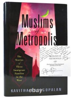 Kavitha Rajagopalan MUSLIMS OF METROPOLIS SIGNED 1st Edition 1st Printing