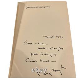 Kay BoyleGENTLEMEN, I ADDRESS YOU PRIVATELY 1933 1st Edition / INSCRIBED