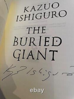 Kazuo Ishiguro The Buried Giant. First, 1st. Signed. Fine condition. Unread