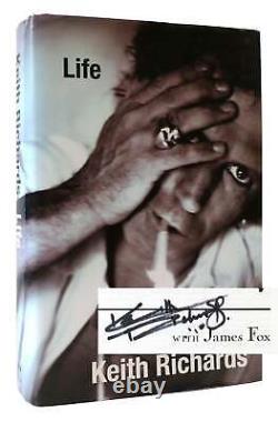 Keith Richards LIFE SIGNED 1st Edition 1st Printing