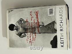Keith Richards Signed Book Life 1st Edition, Signed
