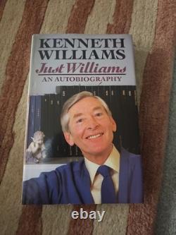 Kenneth Williams Signed Autobiography'Just Williams' HB
