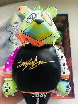 King Saladeen JP Money Bear 10 Figure Signed 1st Edition Limited Rare Sold Out