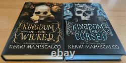 Kingdom Of The Wicked / Cursed Kerri Maniscalco SIGNED UK First Editions NEW