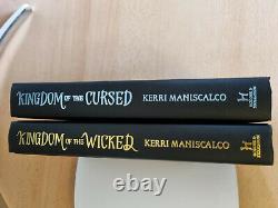 Kingdom Of The Wicked / Cursed Kerri Maniscalco SIGNED UK First Editions NEW