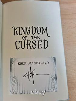 Kingdom Of The Wicked / Cursed Kerri Maniscalco SIGNED UK First Editions NEW