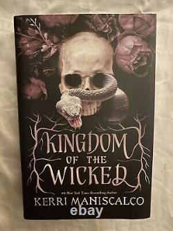 Kingdom Of The Wicked (Fairyloot) Kerri Maniscalco 1st Ed, Sprayed Edges New