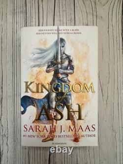 Kingdom of Ash Sarah J Maas SIGNED & Sprayed Tour Edition 1st Print RARE