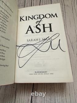 Kingdom of Ash Sarah J Maas SIGNED & Sprayed Tour Edition 1st Print RARE
