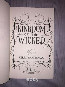 Kingdom of the Wicked Kerri Maniscalco Fairyloot Edition Hardcover Book
