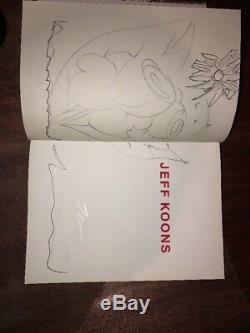 Koons by Jeff Koons SIGNED with DRAWING RARE