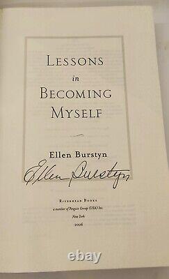 LESSONS IN BECOMING MYSELF Ellen Burstyn SIGNED 1st/1st 2006 THE EXORCIST Book