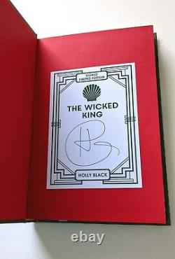 LIMITED FairyLoot Signed Folk Of Air The Cruel Prince & Wicked King Holly Black