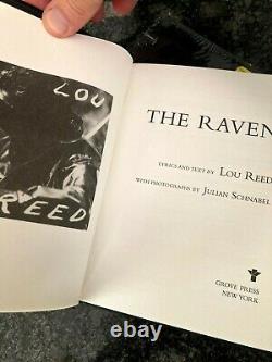 LOU REED The Raven signed/numbered 138/250 DELUXE LTD ED