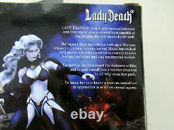 Lady Death Legacy Action Figure Coffin Comics Exclusive with Signature Plate
