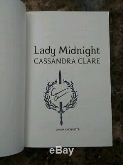Lady Midnight Cassandra Clare WATERSTONES Runes Edition SIGNED