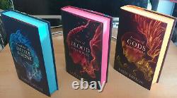 Laini Taylor Daughter of Smoke & Bone TRILOGY SIGNED Illumicrate with FULL BOX