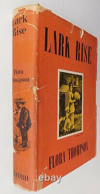 Lark Rise by Flora Thompson 1939 classic book 1st edition signed by publisher