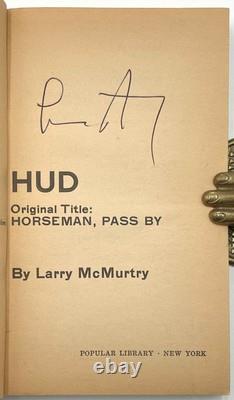 Larry McMurtry / Hud Horseman Pass By Signed 1st Edition