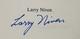 Larry Niven / A Gift from Earth SIGNED 1st Edition