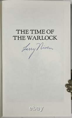 Larry Niven / The Time of the Warlock Signed 1st Edition
