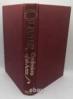 Laurence Olivier CONFESSIONS OF AN ACTOR First Edition Signed